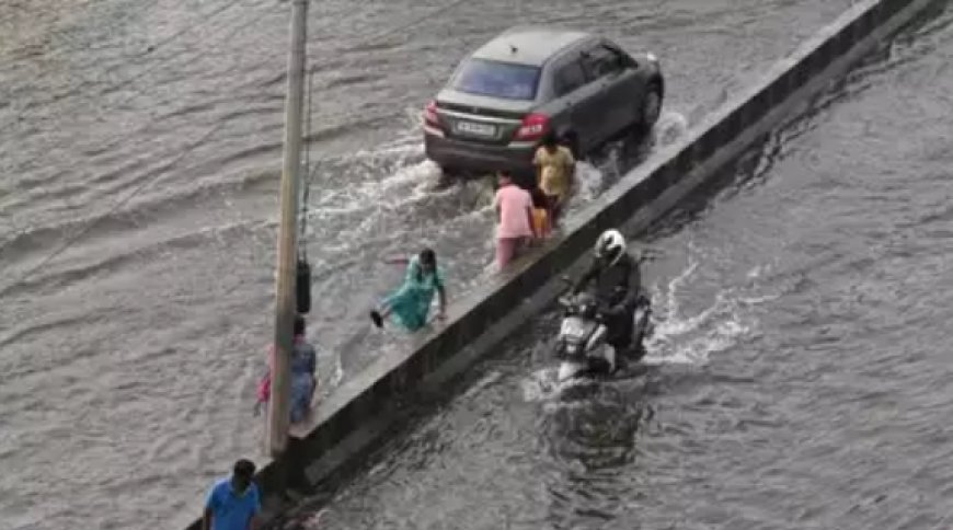 Slow storms bring downpour to Tamil Nadu